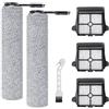 Heykewi Rullo Spazzola di Ricambio e Filtro HEPA per Tineco FLOOR ONE S7 Combo / S7 FlashDry/Switch S7 Aspirapolvere Kit di accessori, 2 Spazzole a Rullo, 3 Filtro HEPA, 1 Spazzola per la Pulizia