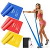Fokky Elastici Fitness (Set di 3), 2M Elastico Palestra con 3 Livelli di Resistenza Fascia Elastica Bande Elastiche Fitness con Elastici per Allenamento per Esercizi Palestra Fitness Pilates Yoga