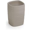 Gedy Portaspazzolino Gedy in ceramica tortora | Kelly