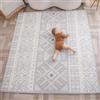 SUPERBE BEBE Tappeto Gioco Bambini Pieghevole 180x200x1.5cm Palestrina Neonato Montessori Reversibile Non Tossico E Impermeabile In Schiuma Per Bimbi. Palestra Neonati - Tappeto Tummy Time Neonati - Regalo Bambino