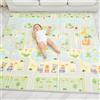 SUPERBE BEBE Tappeto Gioco Bambini Pieghevole 180x200x1.5cm Palestrina Neonato Montessori Reversibile Non Tossico E Impermeabile In Schiuma Per Bimbi. Palestra Neonati - Tappeto Tummy Time Neonati - Regalo Bambino