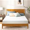 Zinus Materasso in schiuma 135 x 190 cm, ortopedico ed ergonomico di media solidità, supporto a 5 zone, altezza 11 cm, certificato Oeko-Tex