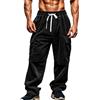 Generic Pantaloni da Uomo Pantaloni in Velluto a Coste Pantaloni per Uomo Cargo Track Atletico Autunno Inverno Pantaloni Pantaloni Pantaloni 2025, Z-494 Nero, XL