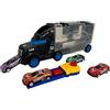 Generico Camion Porta Macchinine Camion Lancia Auto Camion Giocattolo e 4 Macchinine Camion Grande cm33 Auto Camion Macchinine Giocattolo per Bambini Camion Macchinine DieCast Giocattolo Bambini Camion Bisarca
