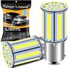 Defvnsy Lampadina P21W 1156 Ba15s Led 6000k Bianco, 12v 3.6w Lampadine Auto 4014 105smd Per RV Luci Di Backup, Indicatori Di Direzione, Luci Posteriori, Drl, 1141 7506 1003 Compatibile - Set Di 2
