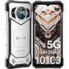 DOOGEE S200 Rugged Smartphone 5G, Dimensity 7050 Octa Core, 1.32 Rear Schermo, 32GB+256GB,10100mAh Telefono Indistruttibile, 6.72"FHD 120 Hz, 100 MP+20 MP+2 MP Fingerprint/Face ID/NFC/WiFi6/IP68/GPS