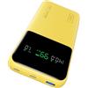 INIU Power Bank, 25000mAh 140W Powerbank Ricarica Rapida, Potente Caricabatterie Portatile USB-C Compatibile con Phone & Laptop, Essenziale per il Viaggio Esterno Adatto a Uomini e Donne, Giallo