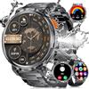 LIGE Orologio Smartwatch Uomo, 1.85"HD AMOLED Large Screen, IP68 Impermeabile, 730mAh Battery Smartwatch Pressione Sanguigna, 120+ Modalità Sportiva/Monitoraggio Della Frequenza Cardiaca, Android IOS