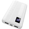 Dbasne Power Bank, 10000mAh powerbank Sottile 5V/3A Ricarica Rapida, con USB C Input Batteria Esterna Display Digitale LED per iPhone 16 15 14 13 12 Pro Max Mini Plus Samsung Huawei iPad Pro Android etc