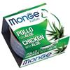 Generico Monge Fruits Gatto Gatti Gattino Gattino Cat Cibo Umido Kitten Pollo Con Aloe. 12 LATTINE DA 80g CADAUNO
