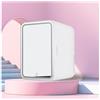 KOHARA Frigo Cosmetico per La Cura della Pelle, con Specchio LED, Mini Frigo capacità 8 Litri per Il Trucco, Freddo O Calore, CA 220 V, CC 12 V Frigo per La Cura della Bellezza, Frigor