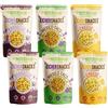 NUTRIPUR Snack di ceci croccanti: piselli croccanti di ceci stagionati farina - 3 varietà di snack al ceci - snack salati vegani di NutriPur 6 x 120 g
