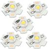 sourcing map COB LED Light Chip Beads 20 mm 1 W 110 lm 3000-3200 K Lampadina a risparmio energetico per la casa mostra Faretti di ricambio confezione da 5, bianco caldo