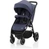 BRITAX RÖMER Passeggino B-AGILE M Compatto e Pieghevole con una Mano Bambini da 0 a 22 kg dalla Nascita fino ai 4 Anni, Navy Ink