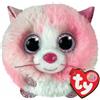 Ty Teeny Puffies Gatto Tia - 10 CM, White/Pink