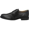 Geox U Federico V, Scarpe stringate derby Uomo, Nero, 45 EU