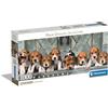Clementoni Puzzle Collection Panorama - Beagles - 1000 Pezzi - Puzzle Adulti, Poster Incluso, Puzzle Animali, Puzzle Panoramico, Divertimento Per Adulti, Made In Italy, 39869