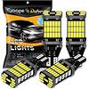 Defvnsy 4PCS 1220 Lumen senza polarità Canbus senza errori 921 912 W16W T15 AK-4014 45-SMD Chipset Lampadine LED per luci di retromarcia di backup, luci di marcia, Bianco Xeno 6000K