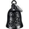 MOCY BELL - Clochette moto Lady Biker Guardian Gremlin Mocy Bell Acier inoxydable Noir