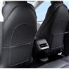 Ywooon Protezione Antiurto per Sedili Posteriore per Tesla Model Y/3/S/X, Protezione in Pelle Tappetini per Bambini Tasca Extra per Organizer, Nero
