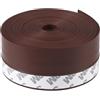 TYSM-CC Silicone Sottoporta Con Adesivo 45mm x 10M Strisce di Guarnizione Autoadesive Protezione Freddo Protezione Suoni per porta e porta in vetro