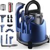 Deerma DEM-BY200 Pulitore a Vapore e Aspirapolvere Umido e Secco, con 5 Spazzole Specializzate e Aspirazione 900W per Tappeti, Divani e Tessuti