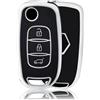 OFFCURVE Cover Chiavi Custodia Chiave Copri Chiavi Copri Telecomando Adatto per Renault Sandero Stepway Logan Arkana Captur Kadjar Clio Megane Symbol Koleos Twingo Kangoo Dacia Duster