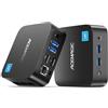 ACEMAGICIAN V1 Mini PC, Ιntel Alder Lake-N97 16GB DDR4 1024GB(1TB) SSD Mini Desktop Computer，Doppio Display 4K UHD, WiFi 5, BT4.2 per Ufficio/Lavoro