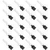 sdhiiolp 20 pezzi RC carrozzeria clip Deerc pezzi di ricambio con linguette di apertura RC Car Clips RC Corpo Shell Pin Bent Springy R Pins 1/10 1/12 1/16 clip per carrozzeria Deerc nero