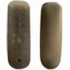 N+B Custodia per telecomando compatibile per PS5 Sony PlayStation Custodia per console di gioco con telecomando Custodia protettiva in morbido silicone per supporti per telecomando (grigio trasparente)