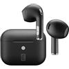 Cellularline Cuffie Bluetooth Auricolari True Wireless In-Ear con Cancellazione del Rumore colore Nero - BTCRYSTALTWSK Crystal