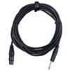 Pronomic Stage XFJ-5 Cavo Microfono XLR/Jack 5 m Nero, Lunghezza: 5m