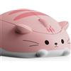 Akko Grazioso mouse wireless con tema gatto, Mice rosa, Mice tri-mode Bluetooth 3.0/5.0/2.4G con ricevitore USB A, clic silenzioso, mouse cartoon per laptop/PC (Pink Angie)