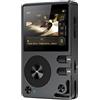 Walkercam HIFI H2 Lettore MP3 con Bluetooth, DSD DAC OTG, Portatile Lettore Audio Digitale Musicale ad alta Risoluzione Lossless, con Scheda di Memoria 32GB, Supporta Fino a 256GB