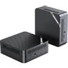 MINISFORUM Mini PC UM773 Lite, AMD Ryzen 7 7735HS 8 core scalabile fino a 4,75 GHz, versione Barebone senza RAM/SSD Mini computer desktop, BT, HDMI×2/USB 4 porte, RJ45 2.5G LAN, USB3.2×2