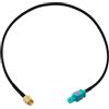SRLWMYI Cavo Di Prolunga Antenna Fakra Z Maschio A SMA Maschio 30 Cm Per Autoradio Unità Principale Android Navigazione GPS Radio FM Radio Satellitare Sirius XM Telematica 4G LTE Modulo Bluetooth