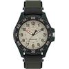 Timex Orologio da uomo Expedition da 42 mm, cinturino in tessuto verde, quadrante neutro, cassa verde TW4B34100