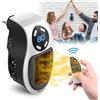 Blarie Termoventilatore - 500W - Stufetta Elettrica a Basso Consumo, Programmabile, in Ceramica, Portatile, Leggero e Compatto, Telecomando, Riscaldamento Intelligente