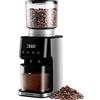 SHARDOR Grinder elettrico in acciaio inox, 51 livelli di macinazione fine, macinacaffè 3 in 1, aggiornato con New Powder Holder Coffee Grinder Cone Grinder, schermo LCD e grande capacità