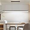 Mikeru Lampada da Tavolo da Biliardo, 150cm Lineare a LED 10%-100% Dimmerabile Regolabile in Altezza Con Funzione Memoria 3000k/4500k/6000k Lampada a Sospensione Minimalista per Ufficio