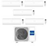Haier Climatizzatore Penta split Pearl 7+7+9+9+12 con 5U90S2SS5FA Inverter R-32 Wi-Fi Classe A++/A+ ,