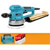 Makita Levigatrice orbitale 150 mm Makita® BO6030JX + 1 PLATORELLO + 30 CARTE