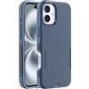 OtterBox Cover per iPhone 16 Plus Commuter Series MagSafe, resistente a shock e cadute, testata 3x norme MIL-STD 810G, Blu