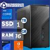Intel Mini PC Computer Assemblato B760 Intel i5-14400 Ram 16GB SSD 1TB W11 Office21