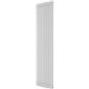Cordivari Radiatore Acciaio Tubolare Ardesia Bianco RAL 9010 3 Colonne H 656 Interasse 600 W 708 a 10 Elementi con Kit Tappi ,