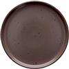 Tognana Piatto Piano 27 Cm Bruges Stoneware Marrone LINEA URBAN di Tognana