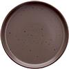 Tognana Piatto Dessert 20,5 Cm Bruges Stoneware Marrone LINEA URBAN di Tognana