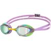 ARENA Occhialini da nuoto unisex per adulti Python Racing, antiappannamento e lenti non specchiate, per nuotatori agonisti, con massimo comfort per allenamenti in vasca, colori: fumo/prugna/lime