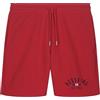 REDSKINS JUNIOR Shorts Pantaloncini Bermuda Chino Elasticizzati Corsa Running Core Sportivi Estivi Bambino Bambina Ragazzo Ragazza Modello Rs2329 Rosso Taglia 6 Anni