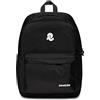 Invicta Zaino Scuola CARLSON, Nero - Tasca Interna, Tasca Porta PC, Tasche Laterali Porta Borraccia - Zaino Viaggio, Zaino Università - Eco Material